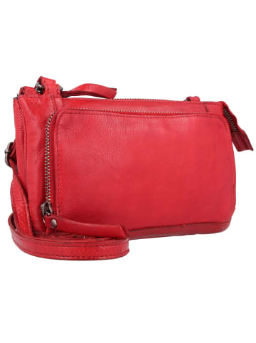 Greenburry Soft Umhängetasche Leder 20 cm red