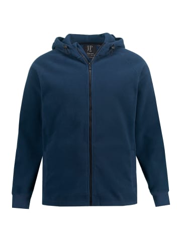 JP1880 Fleecejacke in mattes nachtblau