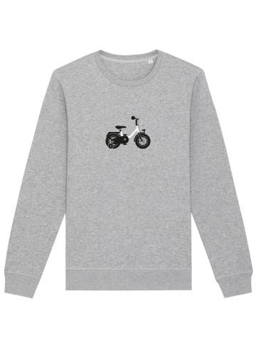 wat? Apparel Sweatshirt Kinderfahrrad in Grau meliert