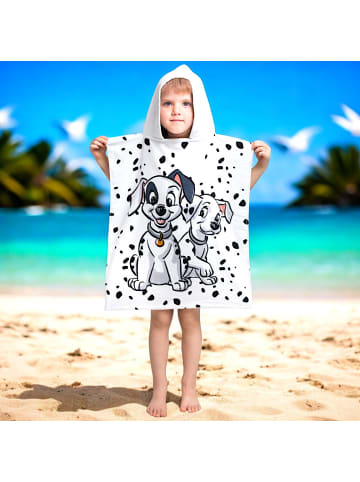 Disney Badeponcho Disney 101 Dalmatiner  - (B) 50 cm x (L) 115 cm in Weiß