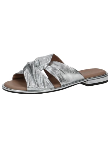 Caprice Pantolette in SILVER METAL.