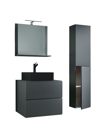 ebuy24 Badmöbelset LendasLBL anthrazit anthrazit 94 x 52 cm