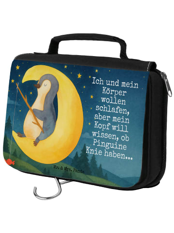 Mr. & Mrs. Panda NeZeichenssaire Pinguin Mond Design mit Spruch in Weiß