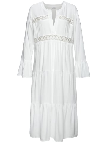 LASCANA Midikleid in weiß