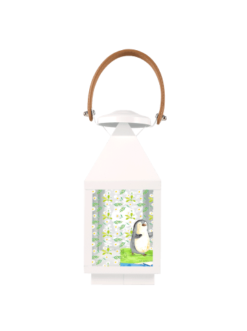 Mr. & Mrs. Panda Laterne Pinguin Surfer ohne Spruch in Transparent