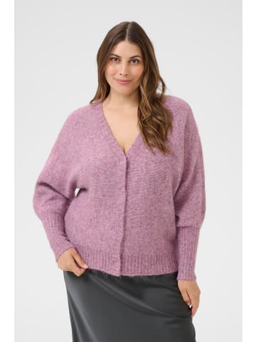 KAFFE curve Strickjacke KCluma Regular fit in Tulipwood Melange