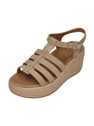 fitflop Sandaletten PLATFFORMS ESPADR. SUEDE FISHERMAN WEDGE SANDALS in braun