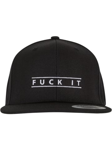 Mister Tee Cap "Fuck It Classic Snapback" in Schwarz