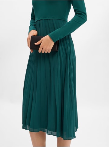 Ambiance Plisseekleid in tanne - 0002