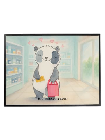 Mr. & Mrs. Panda Schreibunterlage Panda Shopping Design ohne Spruch in Weiß