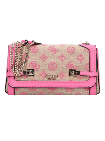 Guess Loralee Schultertasche 27 cm in pink logo