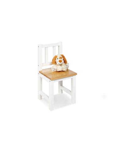 Pinolino Kinderstuhl Fenna, weiß/natur, 25.5 x 25.5 x 55 cm