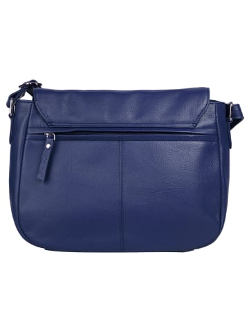 Bruno Banani Umhängetasche echt Leder in blau