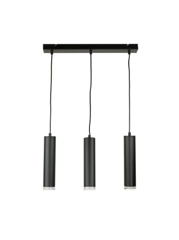 Licht-Erlebnisse Pendelleuchte (B)8 x (L)50 cm in Schwarz