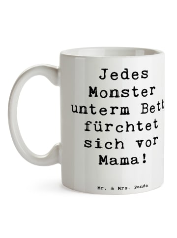 Mr. & Mrs. Panda Tasse Spruch Mama Mut mit Spruch in Weiß