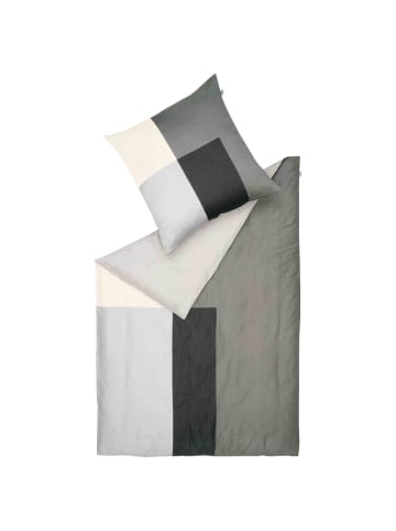 Schöner Wohnen Kollektion Satin Bettwäsche ART in Grau