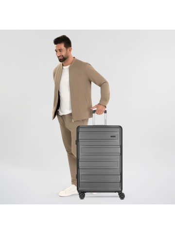 Worldpack New York 2.0 4 Rollen Trolley L 76 cm black-metallic