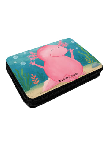 Mr. & Mrs. Panda Mäppchen Axolotl Hurra Design ohne Spruch in Weiß