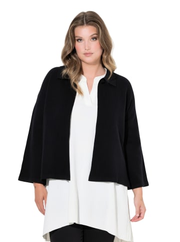 MIAMODA Strickjacke in schwarz