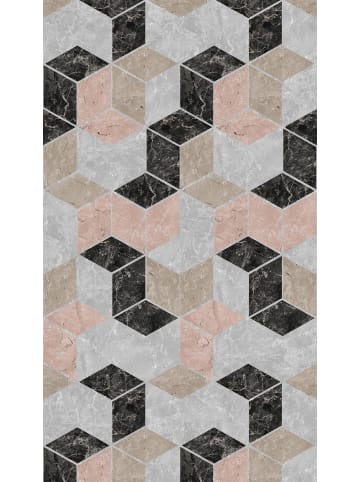 A.S. Création Tapete Geometric Illusion in Natur- und Pastelltönen