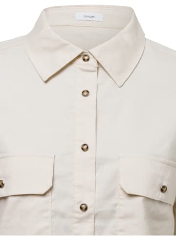 OPUS Bluse Fringo in beige