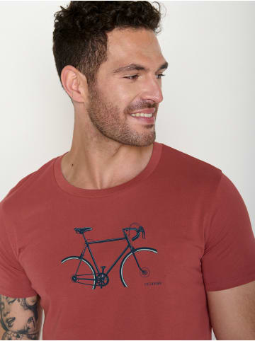 GreenBomb Guide Bike Crop in Sunset Red