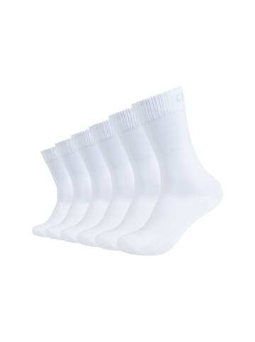 CAMP DAVID  Socken 6er Pack mesh ventilation in Weiß