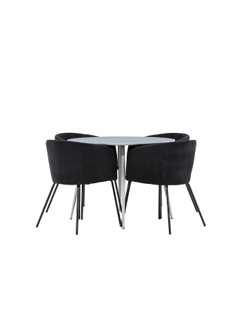 ebuy24 Grau 100 x 100 cm