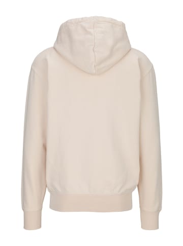 Replay Kapuzensweatshirt Piece Dyed Cotton Fleece in beige