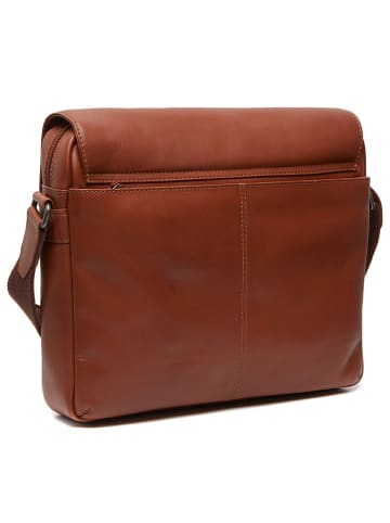The Chesterfield Brand Gili Aktentaschen Messenger Leder 34 cm Laptopfach in cognac