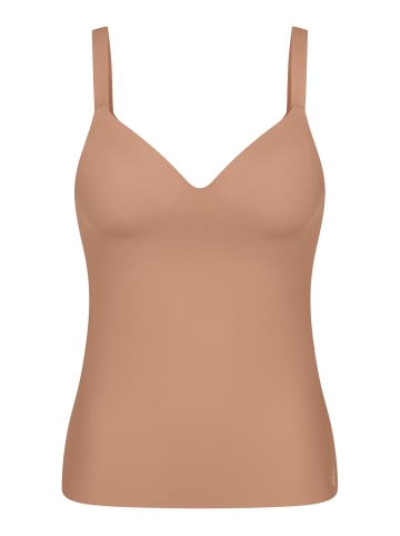Sloggi Trägertop Blue ZERO Feel 2.0 THE UP in NOSTALGIC BROWN