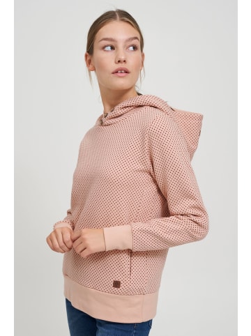 Oxmo Kapuzenpullover OXVera 21800017-ME Kapuzenpullover mit Print in Rosa