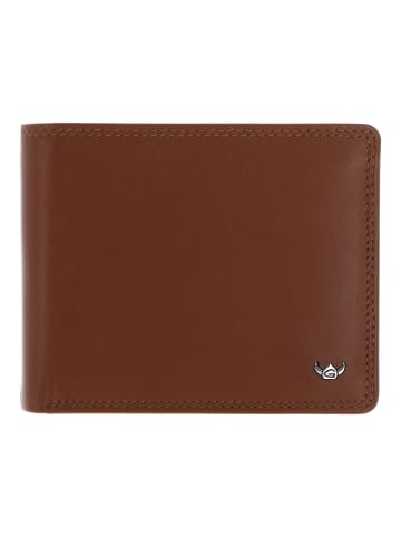 Golden Head Polo Geldbörse RFID Schutz Leder 12 cm in cognac
