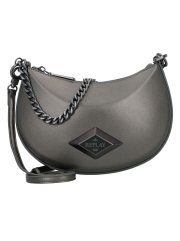 Replay Schultertasche 24 cm in gun metal