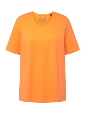 Ulla Popken Shirt in cantaloupe orange