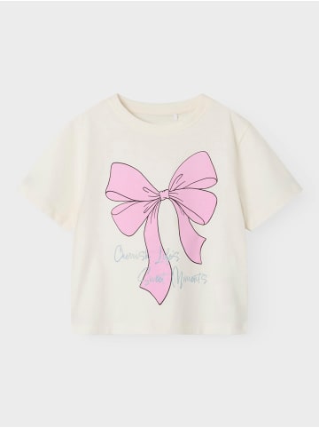 name it Mädchen T-Shirt "Loop" in Weiß