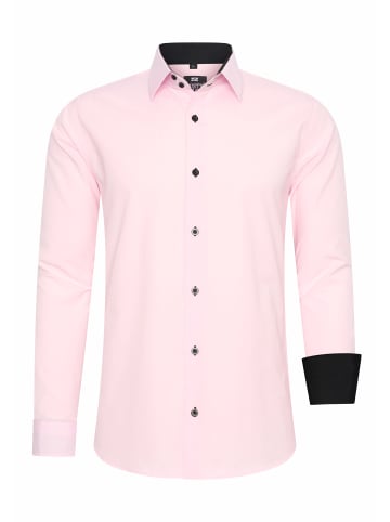Rusty Neal Business Hemd Slim Fit Premium Cotton-Stretch in Rosa