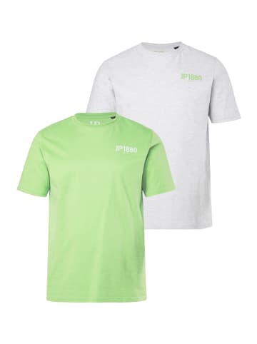 JP1880 Kurzarm T-Shirt in lindgrün