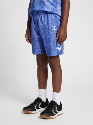 Hummel Kurze Hose Hmlshimmer Kinder in DAZZLING BLUE/BRIGHT WHITE