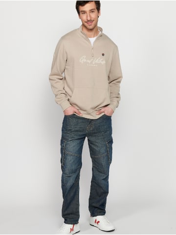 KOROSHI Sweatshirt in grau