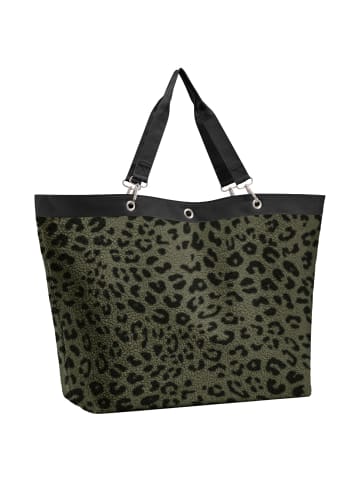 Reisenthel XL - Shopper 65 cm (twist navy) in teddy leo olive