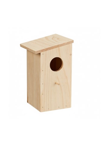 relaxdays Nistkasten in Natur - (B)15 x (H)25,5 x (T)16 cm