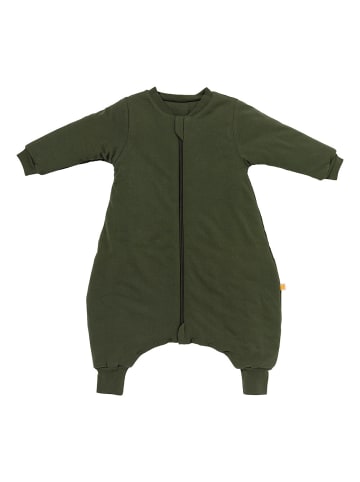 Schlummersack Schlafsack mit Füßen, 3.5 TOG in Grün