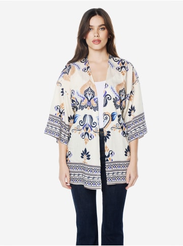 KOROSHI Normaler Viskose-Kimono ganz auf Fancy in blau