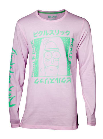 Rick and Morty Longsleeve in Pink
