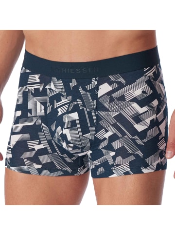 Schiesser Boxershort 3er Pack in Blau/Weiß