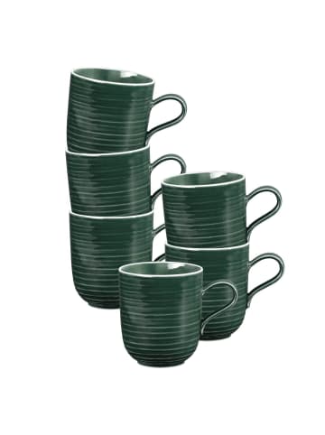 Seltmann Weiden 6er Set Kaffeebecher Terra 400 ml in Moosgrün