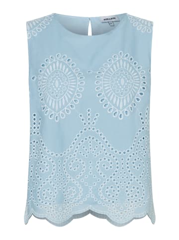 More & More süßes, feminines Spitzentop in colour contrast lace