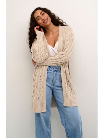 Kaffe Strickjacke KAlena Loose fit in Feather Gray Melange
