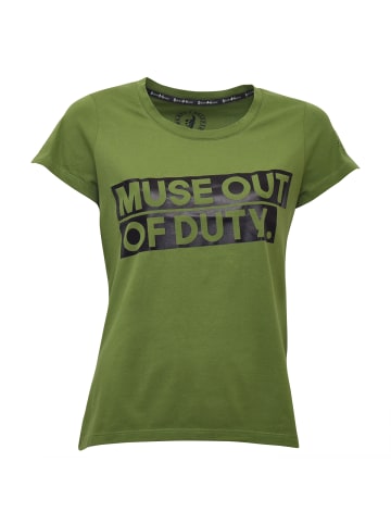 Roberto Geissini Muse Out Of Duty T-Shirt Khaki